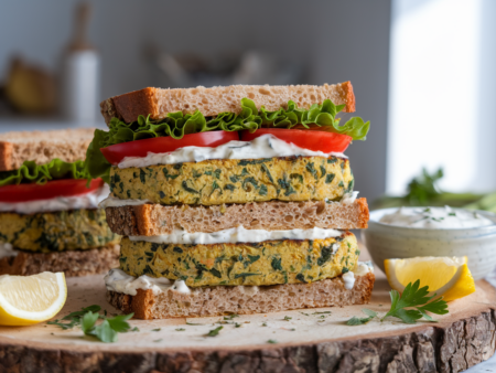 כריך קציצות ירק