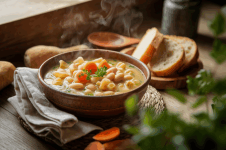 מרק שעועית עם פסטה