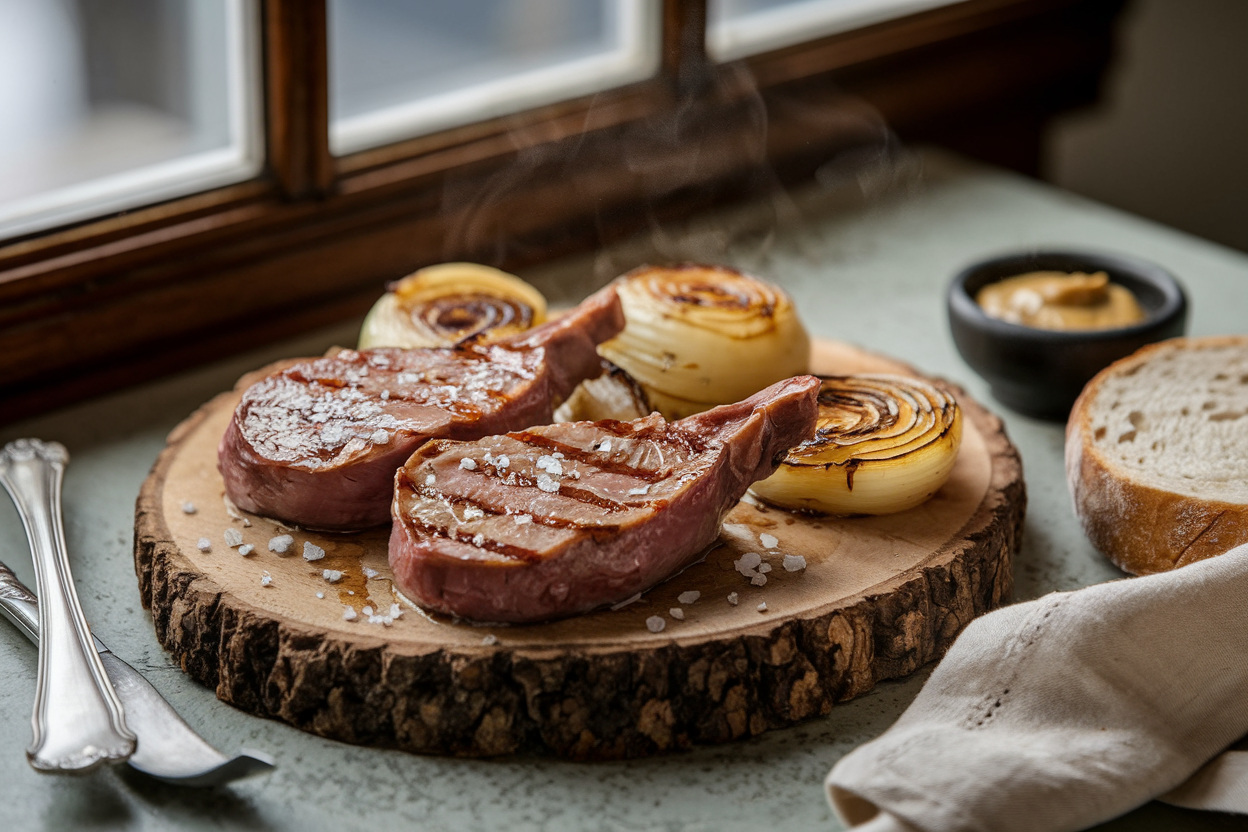 כבד בקר על המנגל