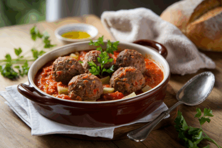קציצות בקר עם סלרי