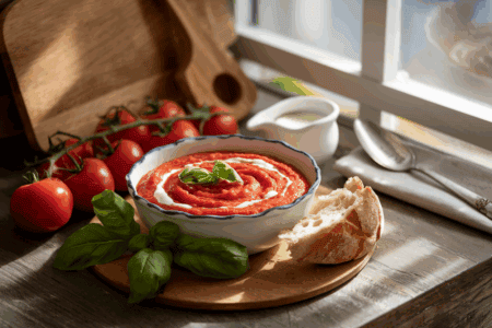 רוטב עגבניות עם שמנת