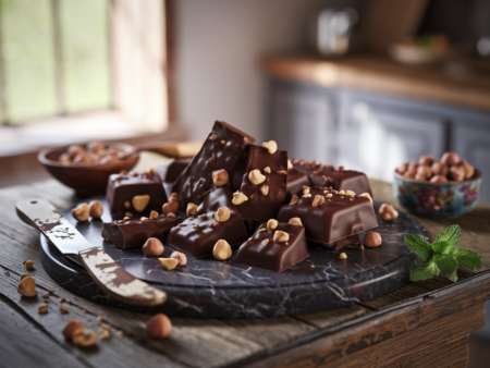 שוקולד עם אגוזי לוז