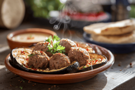 קציצות עם חצילים