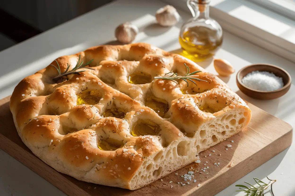 פוקאצה ללא שמרים