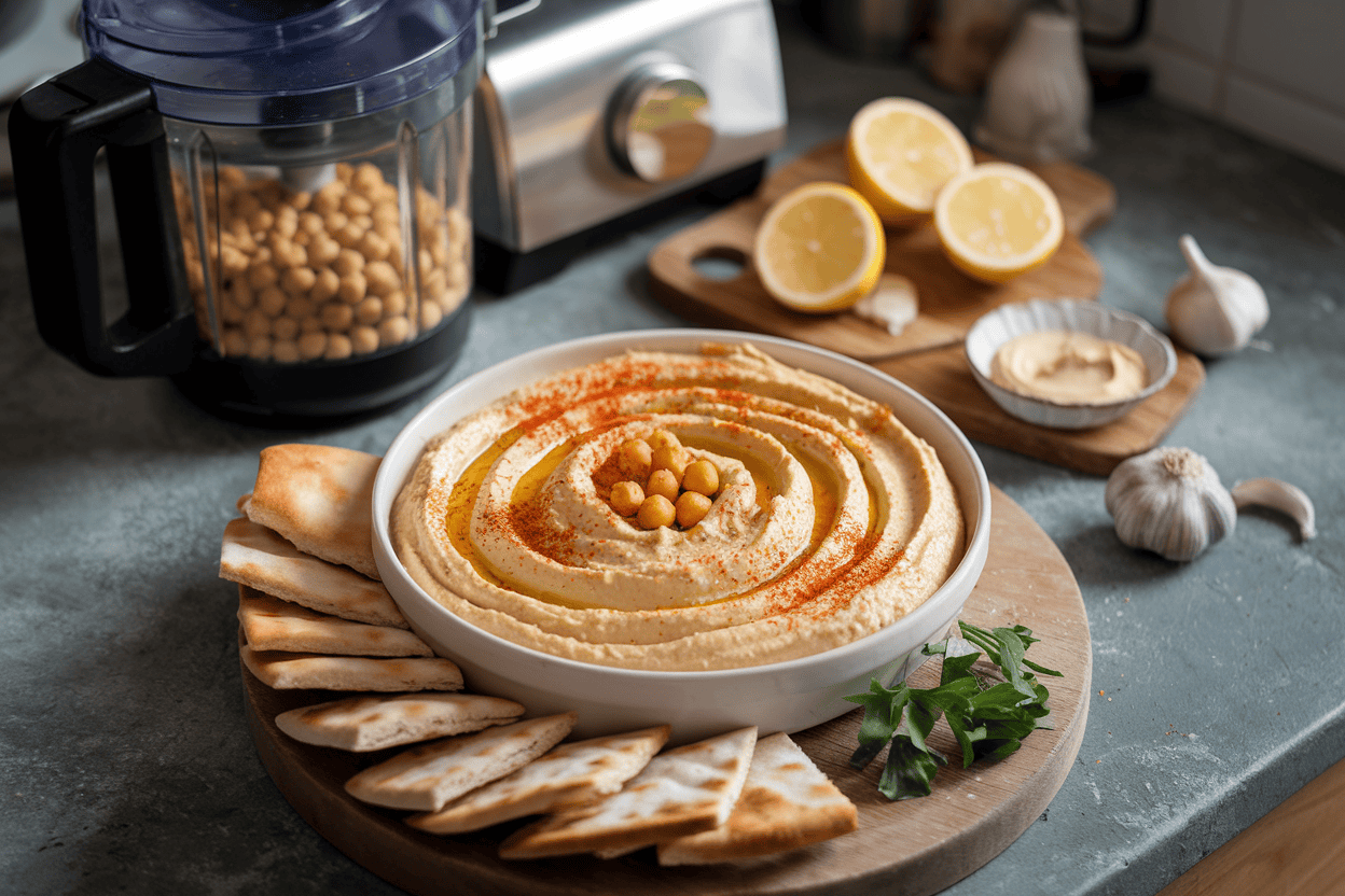 חומוס ביתי משימורים