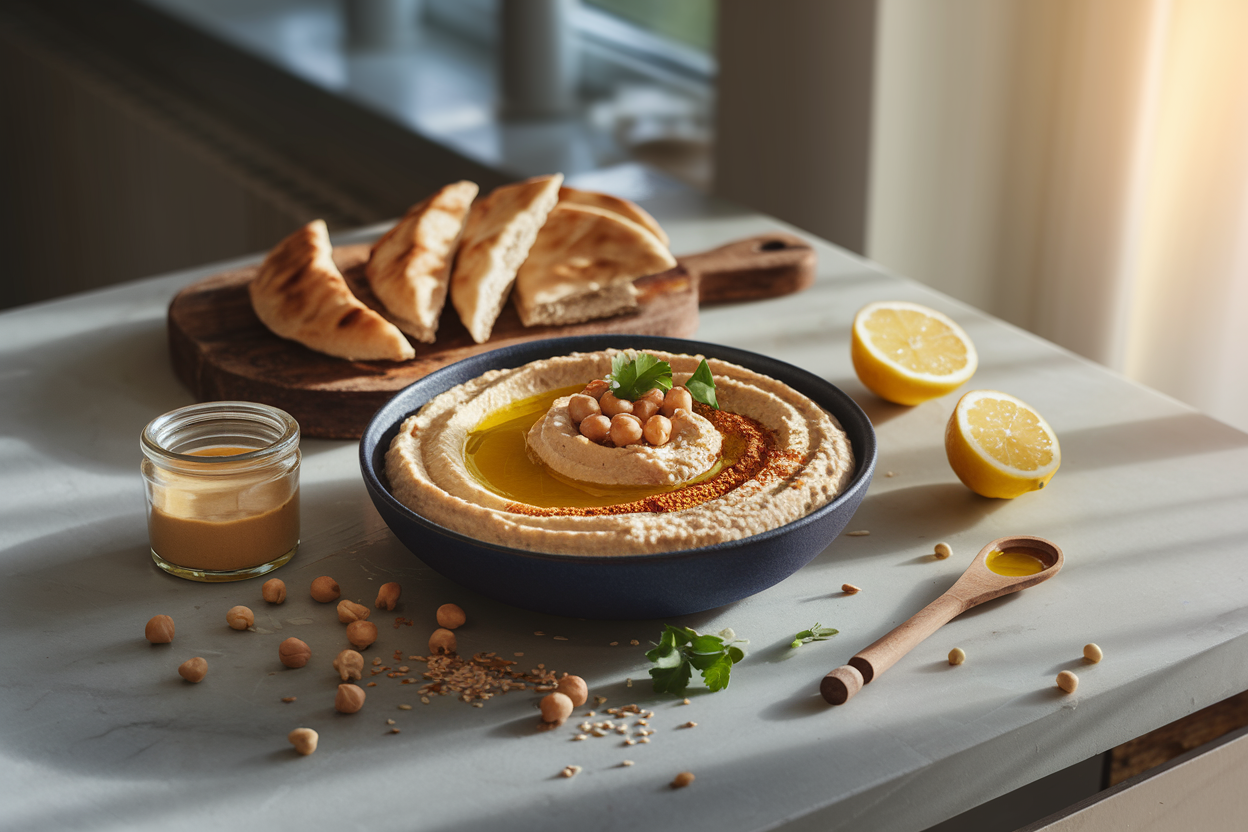 מנת חומוס ערך תזונתי