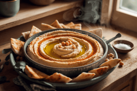 חומוס ללא טחינה