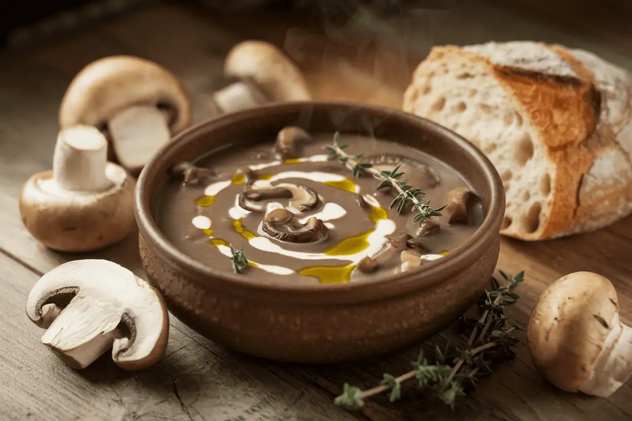 מרק פטריות לבורקס