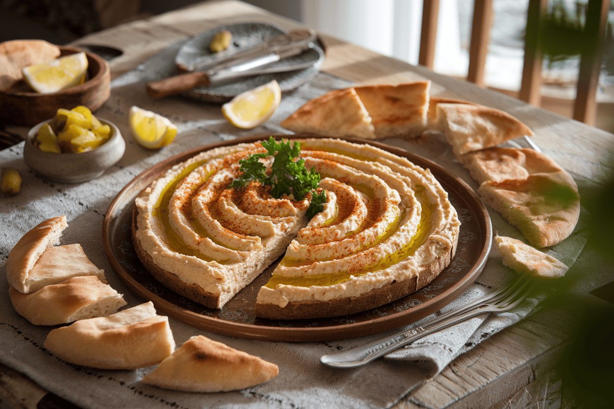 חומוס פתוח