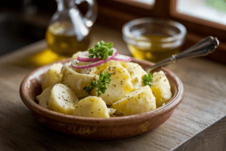 סלט תפוחי אדמה ללא מיונז