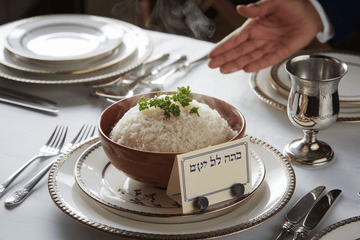 ברכה על אורז