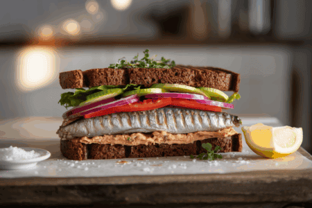 סנדוויץ סרדינים