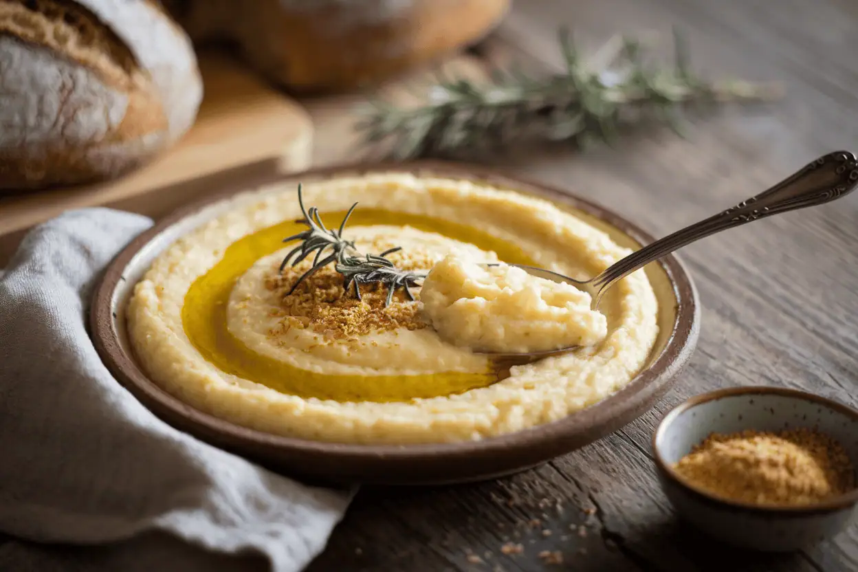 פולנטה טבעונית