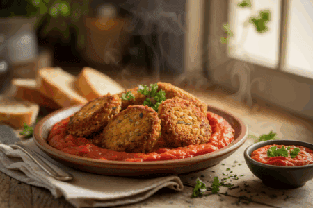 קציצות צמחוניות ברוטב