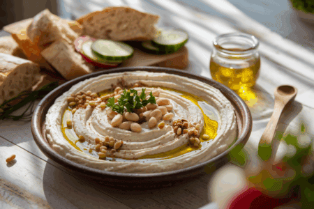 ממרח שעועית לבנה